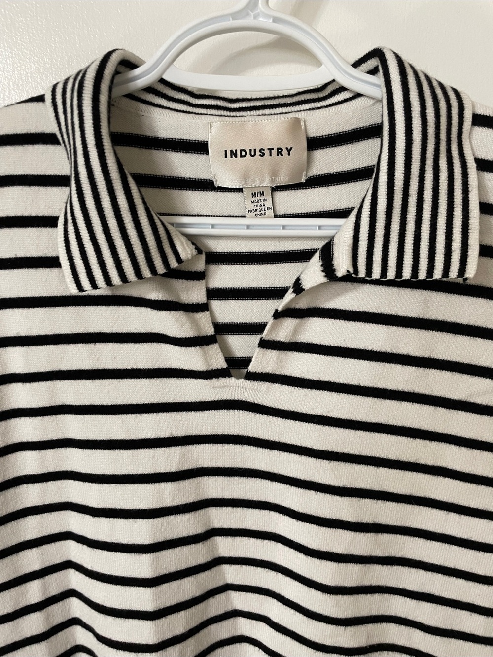 Industry Striped Sweater Size Medium - Picture 2 of 6